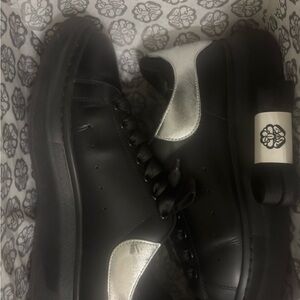 Black and Silver Men's Sneakers